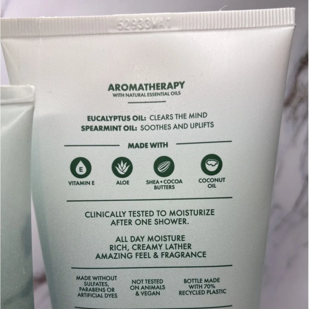 Bath & Body Works Eucalyptus Spearmint Stress Relief 2 Pc Body Care Set